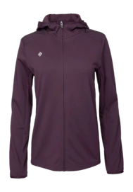 Sport-Sweatjacke JDH Hooded Midlayer Damen Plum