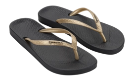 Slipper Ipanema Women Anatomic Tan Black Gold 06