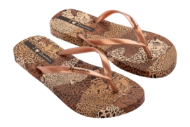 Slipper Ipanema Women Animal Print Beige Gold 84