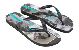Slipper Ipanema Men Summer Black Blue 20