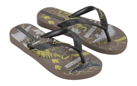 Slipper Ipanema Kids Temas Brown Black 65