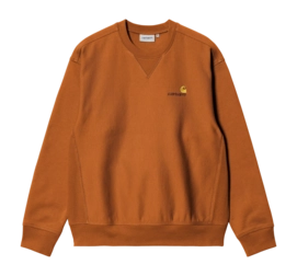Sweatshirt Carhartt WIP American Script Unisex Sienna