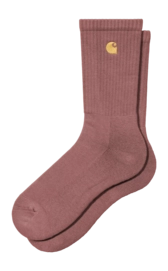 Socks Carhartt WIP Unisex Chase Dusky Pink / Gold