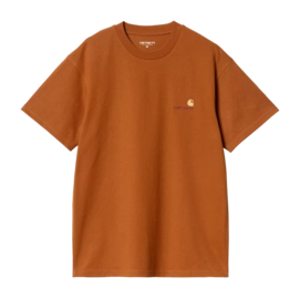 T-Shirt Carhartt WIP S/S American Script Unisex Sienna