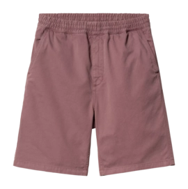 Shorts Carhartt WIP Unisex Flint Verblasstes Rosa Garment Dyed