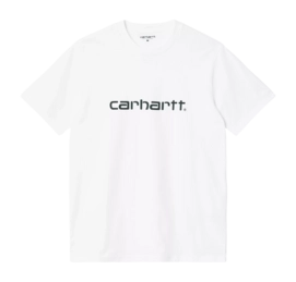 T-Shirt Carhartt WIP Unisex S/S Schrift Weiß / Schwarz