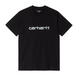 T-Shirt Carhartt WIP Unisex S/S Schrift Schwarz / Weiß