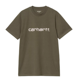 T-Shirt Carhartt WIP Unisex S/S Script Turtle / Air Rosa