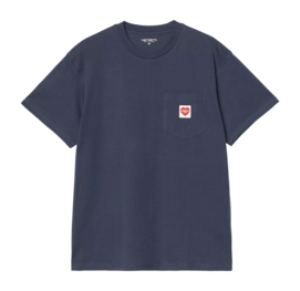 T-Shirt Carhartt WIP Unisex S/S Pocket Herz Blau