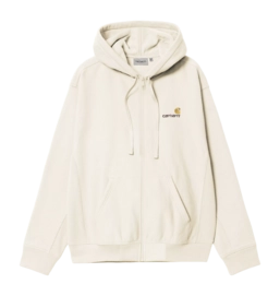 Jacke Carhartt WIP Unisex Kapuzen American Script Natural
