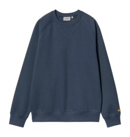 Pull Carhartt WIP Unisexe Chase Dusky Blue / Gold