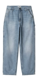 Hosen Carhartt WIP Damen Brandon Single Knee Blue Burst Washed