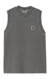 Ein A-Shirt Carhartt WIP Damen Nelson Graphite