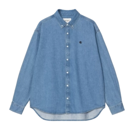 Shirt Carhartt WIP Unisex L/S Lucas Blue