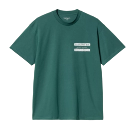 T-Shirt Carhartt WIP Unisex S/S Catalogue Regenwald / Weiß