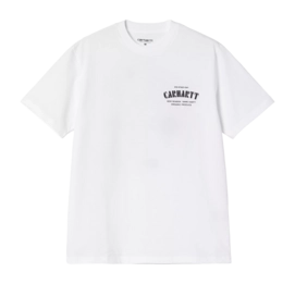 T-Shirt Carhartt WIP Unisex S/S Catalogue C Logo White