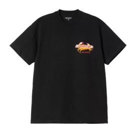 T-shirt Carhartt WIP Unisexe S/S Crab Paint Black