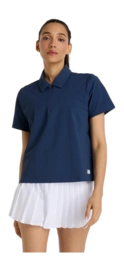 Polo New Balance Women Seersucker Tournament Polo NB Navy