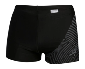 Zwembroek Speedo Men Eco Medley Logo Aquashort Black Grey