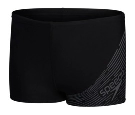 Zwembroek Speedo Boys Eco Medley Logo Aquashort Black Grey