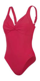 Badeanzug Speedo Eco Cross Knot Shaping 1P Damen Pink
