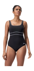 Badeanzug Speedo Eco New Contour Eclipse 1P Damen Black / White