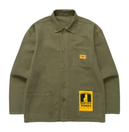 Shirt Service Works Unisex Canvas Chore Olive