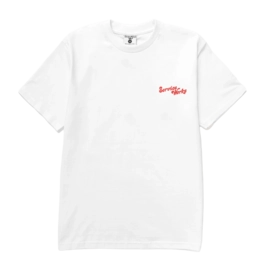T-Shirt Service Works Unisex Work + Pleasure Tee White
