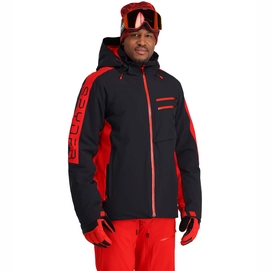 Ski Jacket Spyder Men Orbiter Black Volcano