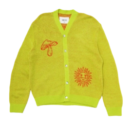 Cardigan Sabbatical Vintage Unisex Trip Kiwi Green