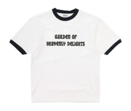 T-Shirt Sabbatical Vintage Unisex Garden of Heavenly Delights Ringer White