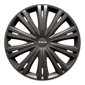 Wieldoppenset Carpoint GigaDark Antra 13 inch