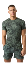 Tennis Shirt Björn Borg Men Ace Printed T-Shirt Big Grid 1