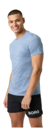 T-Shirt Björn Borg Men Borg Performance T-Shirt Stonewash