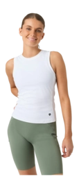 Tennis Shirt Björn Borg Women Ace Pocket Ribbed Tank Top Brilliant White