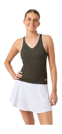Tennis Shirt Björn Borg Women Ace V Neck Tank Top Peat