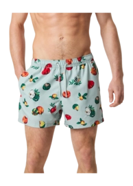 Zwembroek Björn Borg Men Borg Print Swim Shorts Pumpkin Patch Big 1