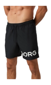 Swimming Trunks Björn Borg Men Borg Swim Shorts Black Beauty