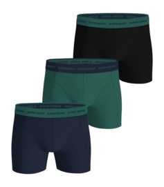 Boxershort Björn Borg Cotton Stretch Boxer Multipack 1 Herren Green / Blue / Black (3er-Pack) 25