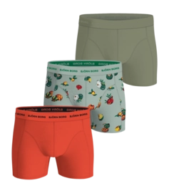 Boxershort Björn Borg Cotton Stretch Boxer Multipack 4 Herren Red / Green (3-pack) 25