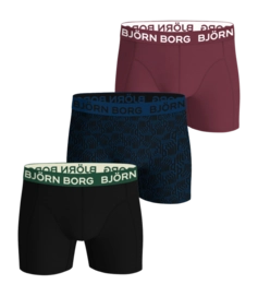 Boxer Shorts Björn Borg Men Cotton Stretch Boxer Multi-coloured Multipack 10 (3-pack) 25