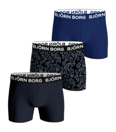 Boxershort Björn Borg Bamboo Cotton Blend Boxer Multipack 3 Herren Blue / Black (3er-Pack)