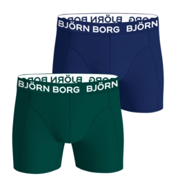 Boxershort Björn Borg Bamboo Cotton Blend Boxer Multipack 2 Herren Green / Blue (2er-Pack)