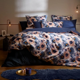 Bettwäsche De Witte Lietaer Veronica Mood Indigo Baumwolle Biber