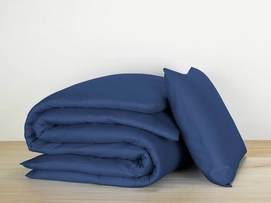 Bettwäsche De Witte Lietaer Olivia Blue Indigo Baumwolle Satin