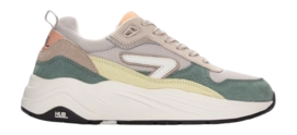 HUB Women Glide S43 Light Bone Off White Leaf Green