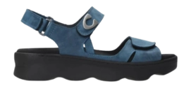 Sandalen Wolky Medusa Fantastic Leather Damen Atlantic Blue / Black