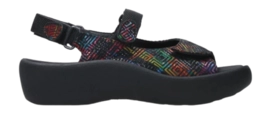 Sandalen Wolky Jewel Corza Damen Print Black Multi