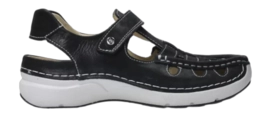 Instapper Wolky Rolling Sun Fantastic Leather Black Summer