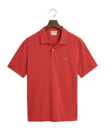 Polo GANT Men Reg Shield Ss Pique Polo Brick Red 25